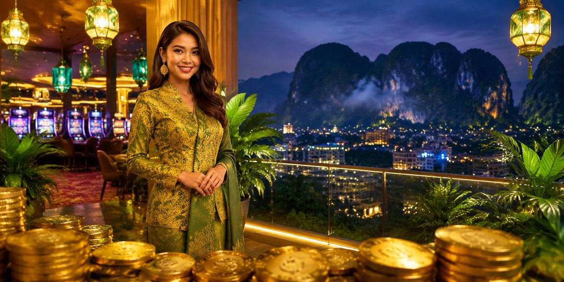 Suasana kasino hiburan dalam talian bergaya Hari Raya di Ipoh dengan permainan menarik